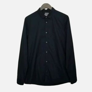 COS Slim Fit Navy Business Casual Button Up Shirt